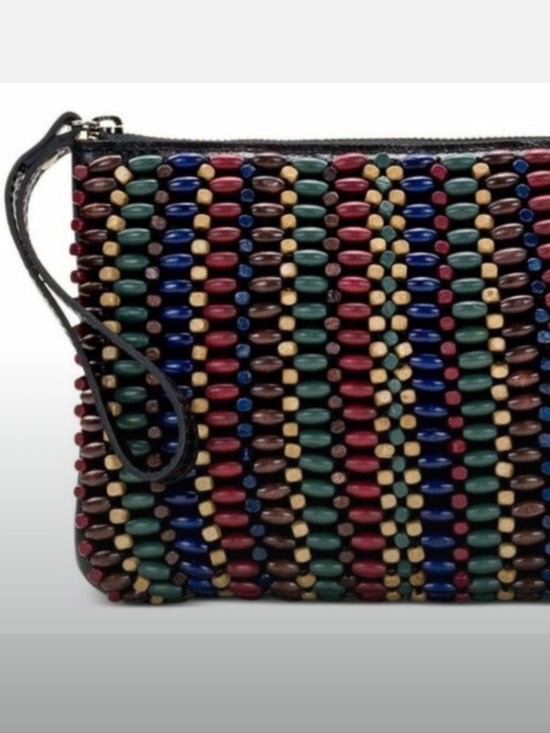 Patricia Nash Handbags - Patricia Nash-Cassini Beaded Wristlet Clutch (Blue-Forest Bead💙🖤)